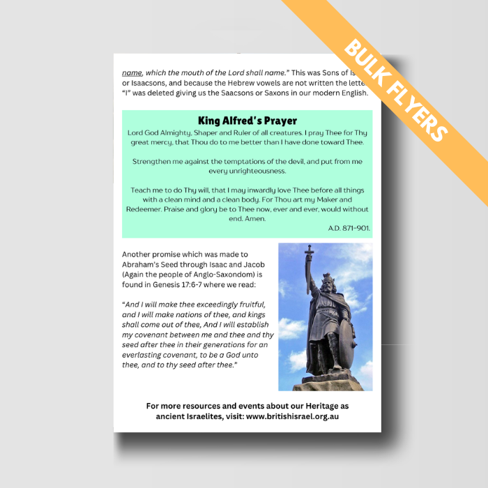 Alfred The Great - Bulk Flyers